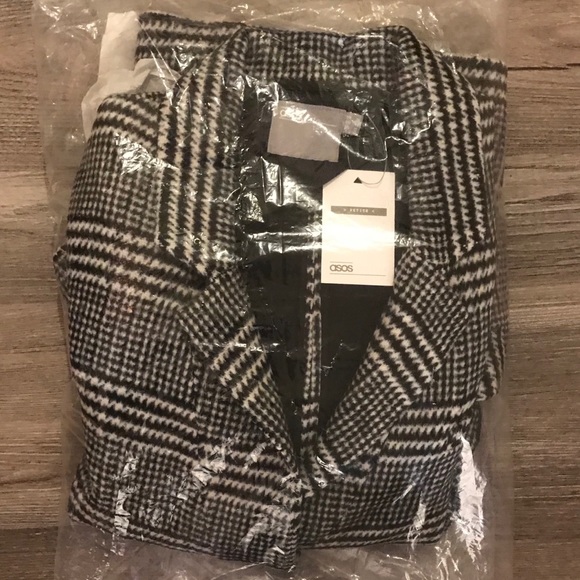 ASOS DESIGN “slim” coat in check - Picture 4 of 6